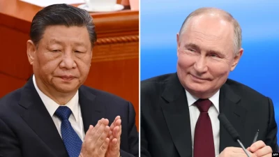Сі Цзіньпін зустрів Путіна в Пекіні