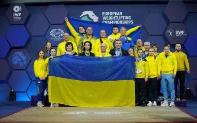 Збірна України з важкої атлетики розділила третє місце медального заліку чемпіонату Європи