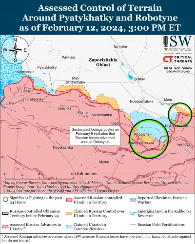 Ситуація на півдні / карта ISW