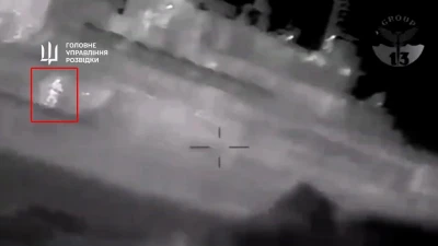 Окупанти відбивалися від дронів з автоматами / скріншот Defence Express з відео ГУР