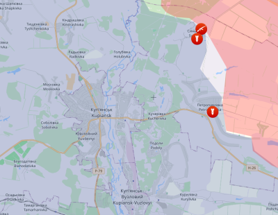 У напрямку Куп'янська відбито сім атак у районах Синьківки та Табаївки.
