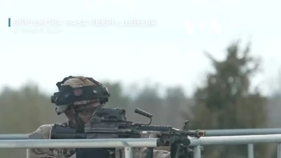 Американські та шведські військові проходять навчання на базі Кварн. Відео