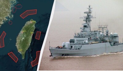 Китай почав військові навчання і оточив Тайвань з моря в якості "покарання"