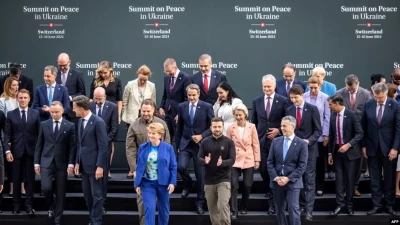 Учасники Саміту миру у Швейцарії висловили погляди на шляхи припинення російської війни. MICHAEL BUHOLZER/POOL/AFP