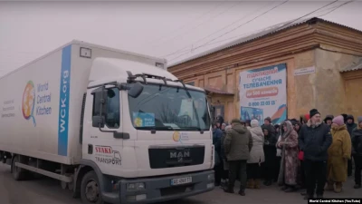 WCK: Росіяни підбили автомобіль Всесвітньої центральної кухні в Україні