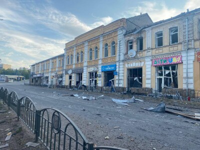 Куп'янськ після обстрілу