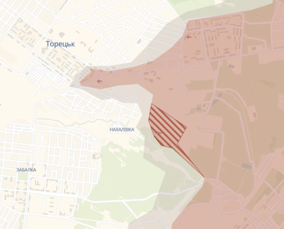 Росія просунулася в Торецьку і біля п'яти населених пунктів