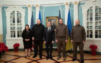 Умєров, Єрмак і Стефанчук обговорили з держсекретарем США реформу системи закупівель в українському Міноборони