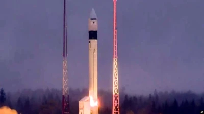 Запуск російського супутника. Фото 