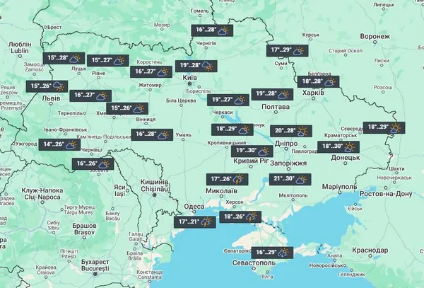 5 вересня на півдні України будуть дощі та грози / фото УНІАН