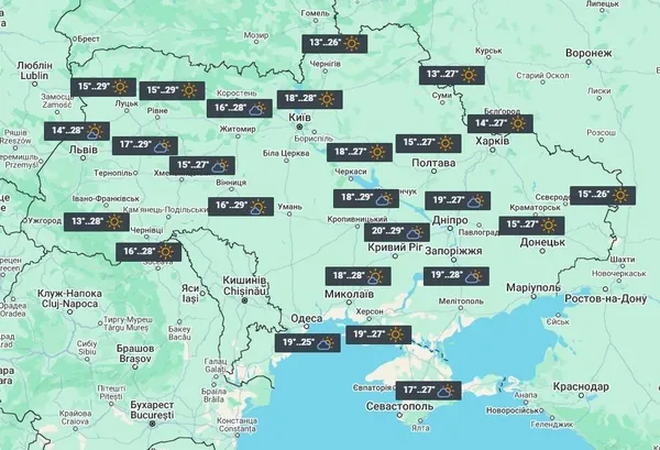 6 вересня дощів в Україні не буде / фото УНІАН