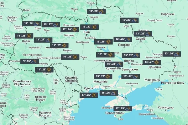 8 вересня лише в одній області буде до +30 / фото УНІАН