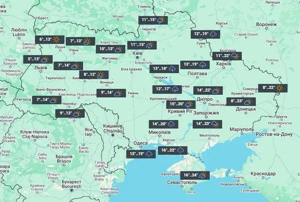 12 жовтня в Україні знову будуть сильні контрасти температур / фото УНІАН