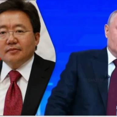 Історичні землі: у відповідь на інтерв'ю Путіна екс-президент Монголії дістав свою карту