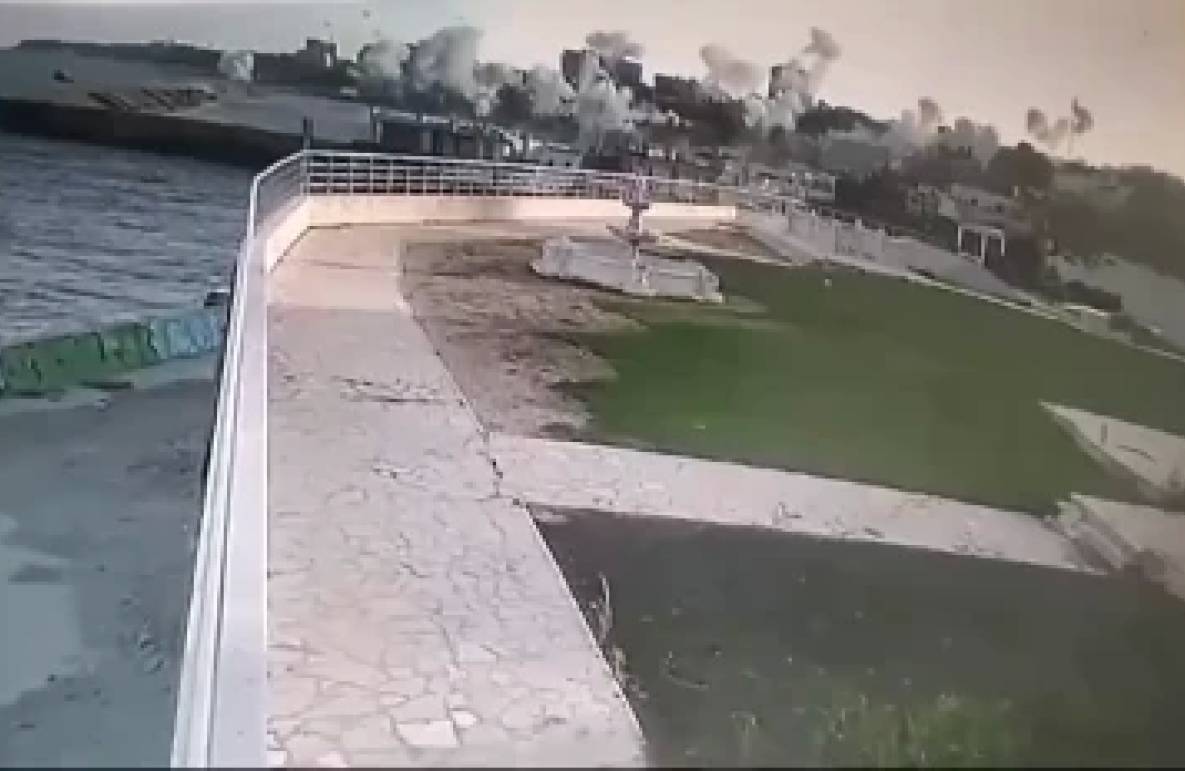 Генпрокурор показав момент вчорашнього ракетного удару по Одесі. Відео